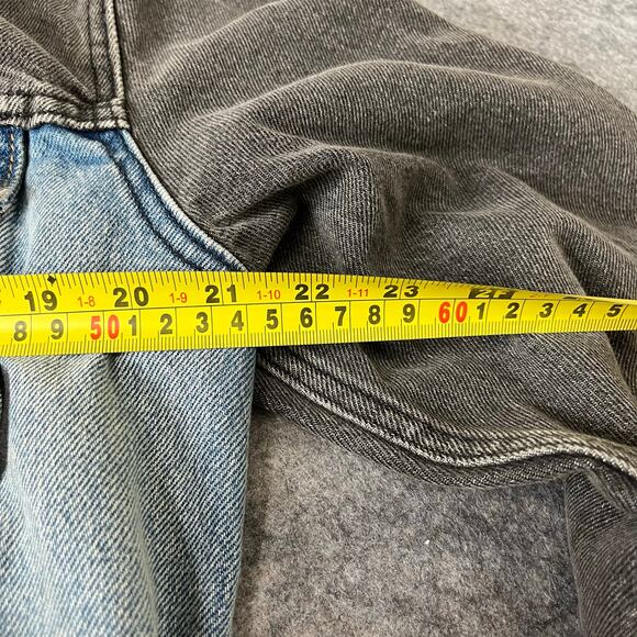 Levi's Men's Colorblock Denim Cotton Trucker Jacket "CERTIF!ED" Size Medium - Picture 7 of 8